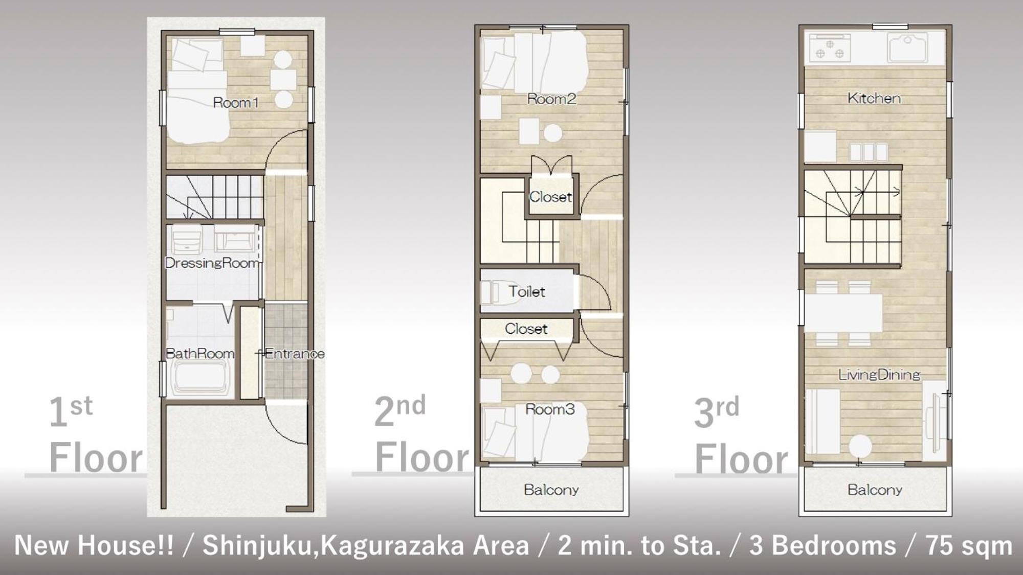 Finoa Residential Suite Kagurazaka Τόκιο Εξωτερικό φωτογραφία